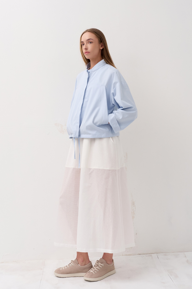 Сорочка-бомбер блакить (Р 125/4)